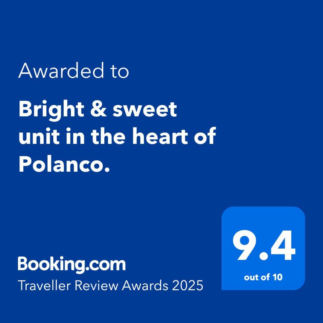 Bright & Sweet Unit In The Heart Of Polanco. Daire Meksika Dış mekan fotoğraf